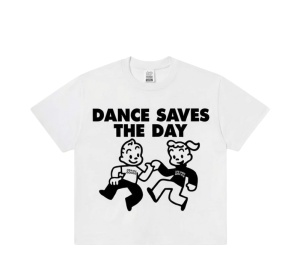 Buy Lndc X Osamu Goods Dance Saves The Day Tee White at Sasom – Authentic and Ready to Ship