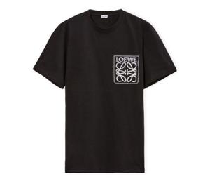 Buy Loewe Anagram Fake Pocket Cotton T-Shirt Black at Sasom – Authentic and Ready to Ship