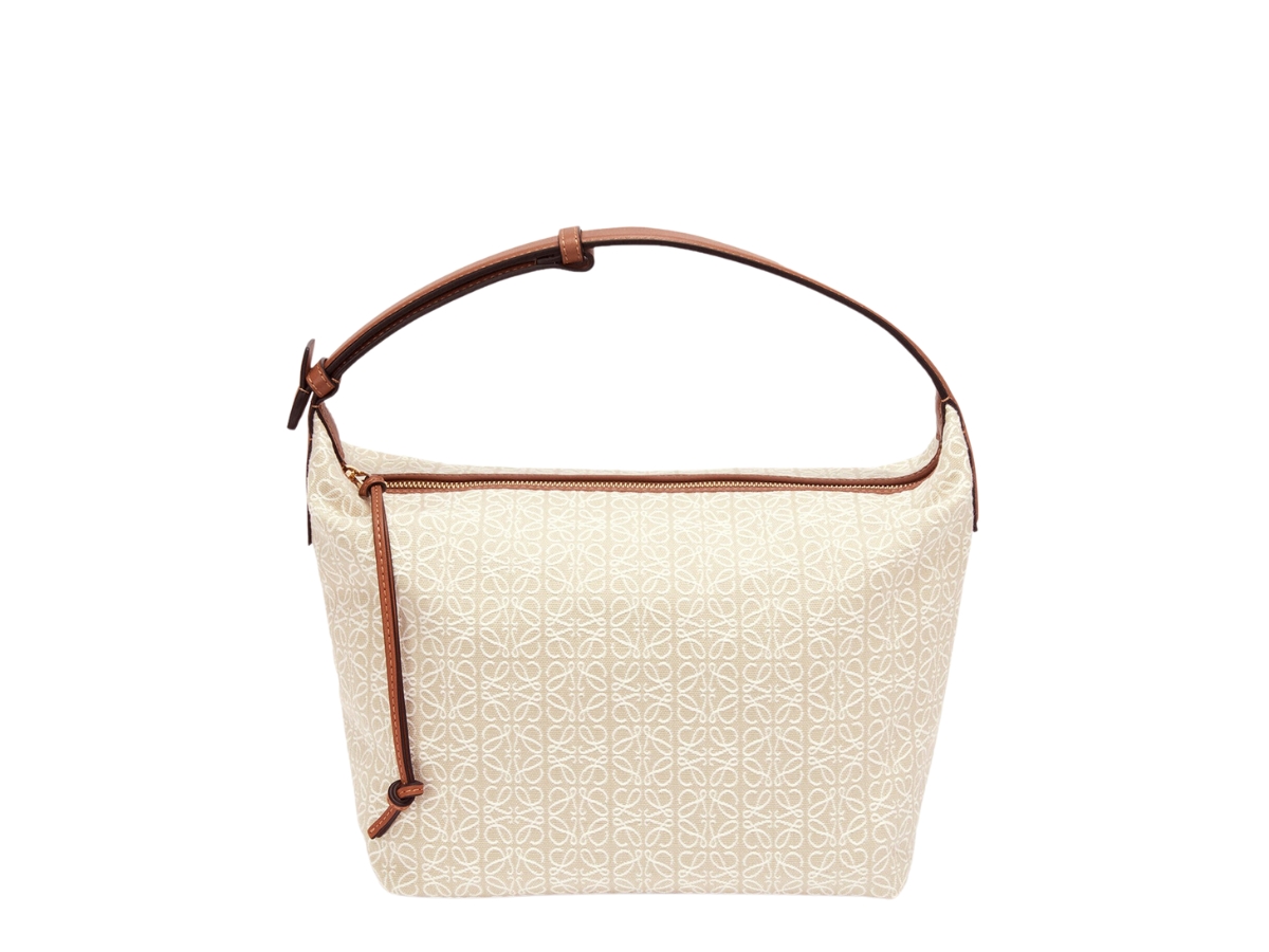 Small Cubi bag in Anagram jacquard and calfskin
