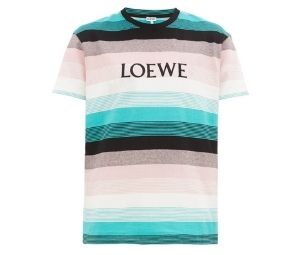 SASOM | apparel Loewe Multicolor Stripe Logo T-Shirt Check the latest price  now!