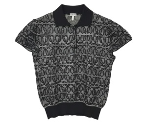 Buy Loewe Anagram Jacquard Cotton-blend Polo Top Black at Sasom – Authentic and Ready to Ship