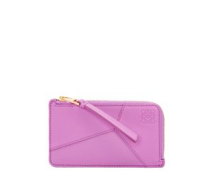Buy Loewe Puzzle Edge Coin Cardholder In Classic Calfskin Rockrose at Sasom – Authentic and Ready to Ship