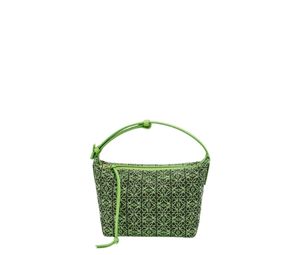 Small Cubi bag in Anagram jacquard and calfskin