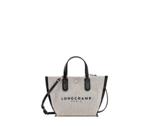 Buy Longchamp Essential XS Handbag In Canvas With Silver Color Metallic Hardware Ecru at Sasom – Authentic and Ready to Ship