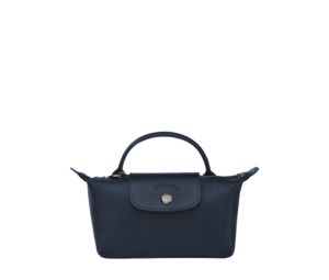 Le Pliage City Pouch with handle Navy - Canvas (34175HYQ556)