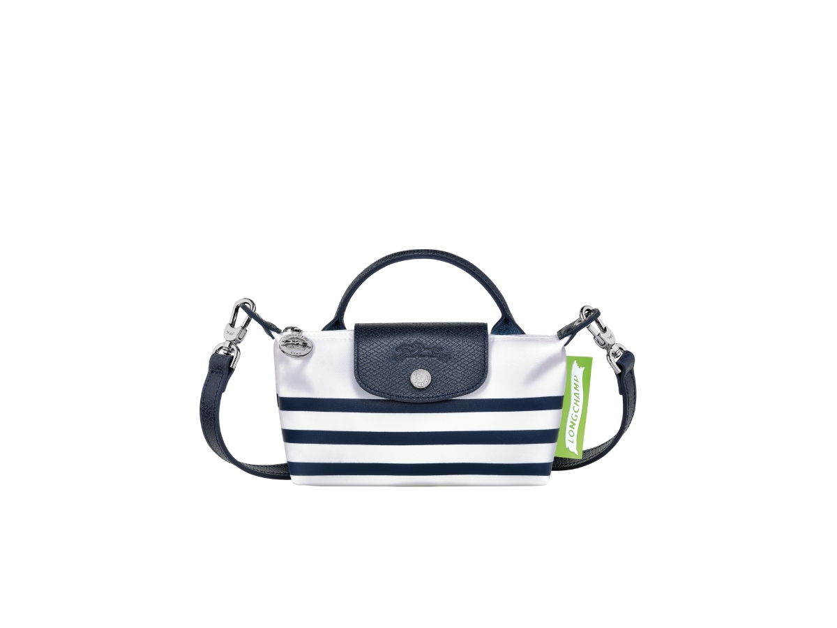 ★人気★ Longchamp Le Pliage Collection Canvas Pouch Navy Le Pliage City Pouch with handle Navy - Canvas | Longchamp TH