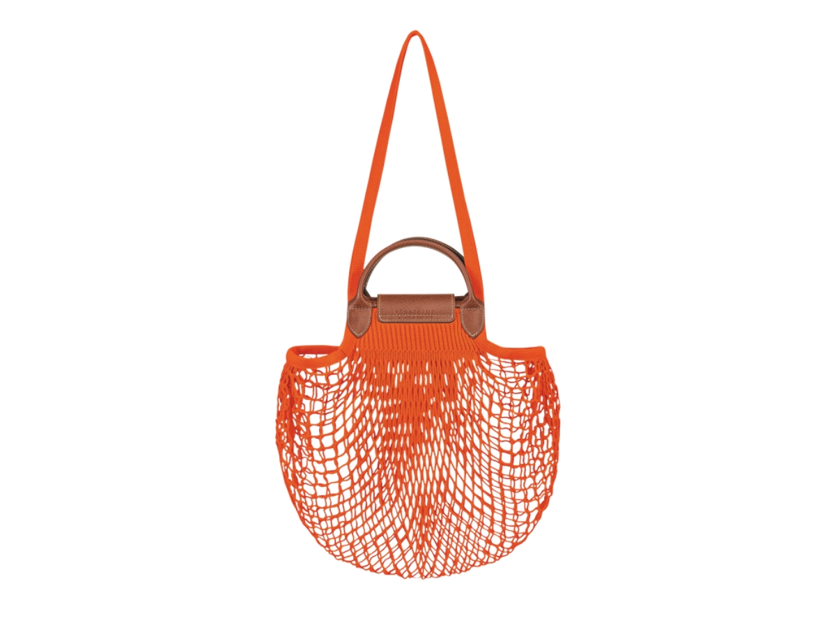 Le Pliage Filet Knit Bag Longchamp Le Pliage Filet Mesh Bag L In