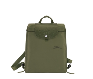 Buy Longchamp Le Pliage Green In Recycled Canvas With Silver Hardware Forest at Sasom – Authentic and Ready to Ship