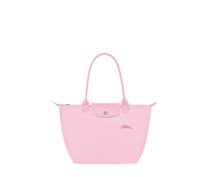 Buy Longchamp Le Pliage Green M Tote Bag In Recycled Polyamide Canvas With Silver Color Metallic Hardware Pink at Sasom – Authentic and Ready to Ship