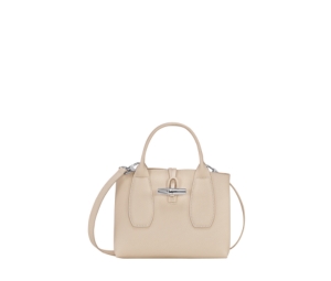 Buy Longchamp Roseau S Handbag In Cowhide Leather With Silver Metallic Hardware Paper at Sasom – Authentic and Ready to Ship