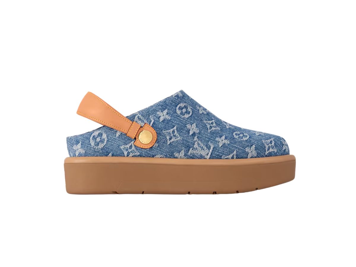 Louis Vuitton Aspen Platform Clog Monogram Denim Blue (W)