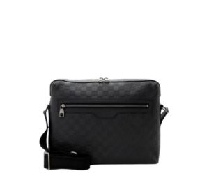 Louis Vuitton Calypso MM Messenger Bag In Damier Infini Leather With Silver-Color Hardware