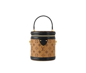 Louis Vuitton Cannes Handbag In Monogram And Monogram Reverse Coated Canvas With Gold-Color Hardware