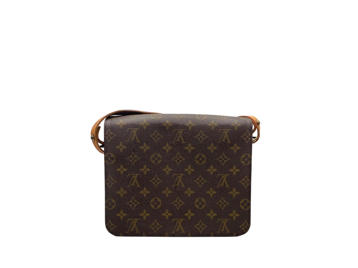 Shop for Louis Vuitton Monogram Canvas Leather Cartouchiere GM