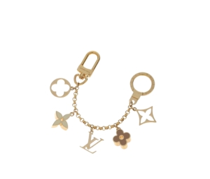 Louis Vuitton Chain Fleur Do Monogram Bag Charm Gold