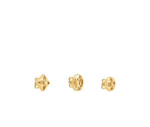 Louis Vuitton Crazy In Lock Earrings Set In Metal With Gold-Color Finish Hardware