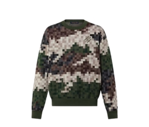 Buy Louis Vuitton Damier Damoflage Cotton Jacquard Pullover Green Damoflage Damier at Sasom – Authentic and Ready to Ship