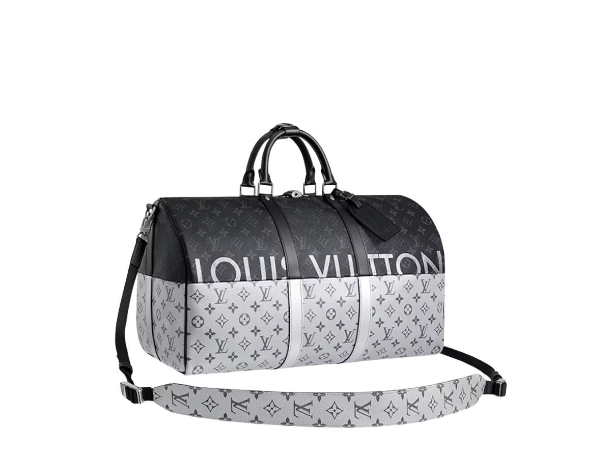 Sac Louis Vuitton Keepall 50 Édition Split Silver