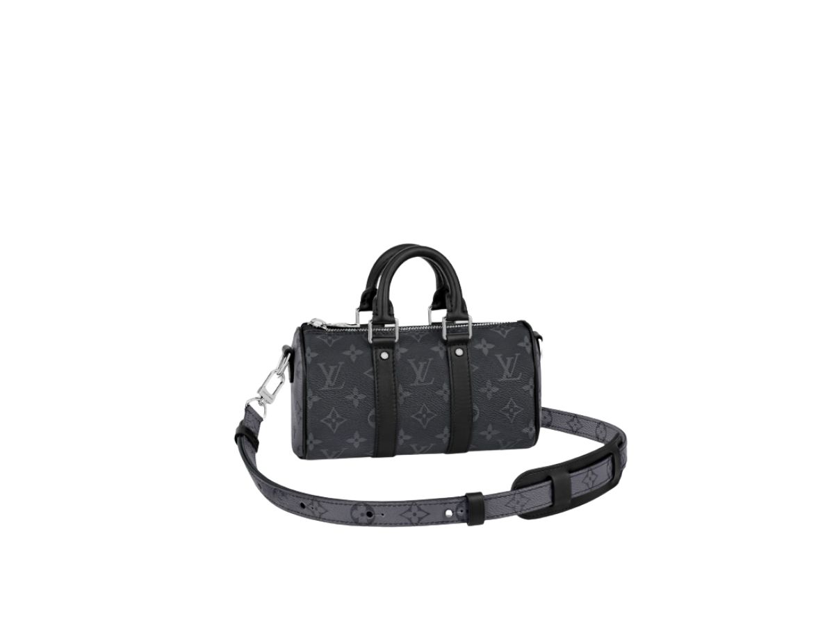 Louis Vuitton Keepall XS Bag Crossbody M45947 Monogram Eclipse Purse Auth  LV New