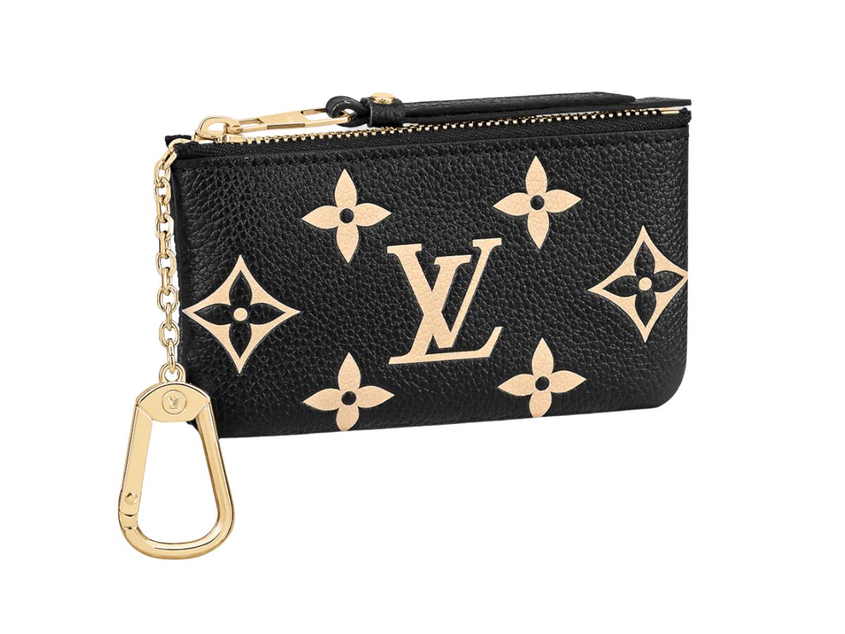 SASOM  bags Louis Vuitton Key Pouch Bicolor Monogram Empreinte Leather  Black Beige Check the latest price now!
