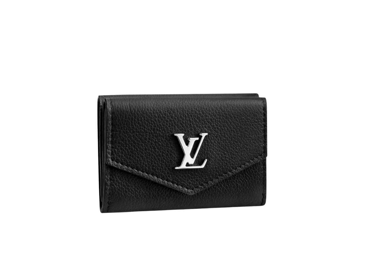 Louis Vuitton Lockmini Wallet Black Calf
