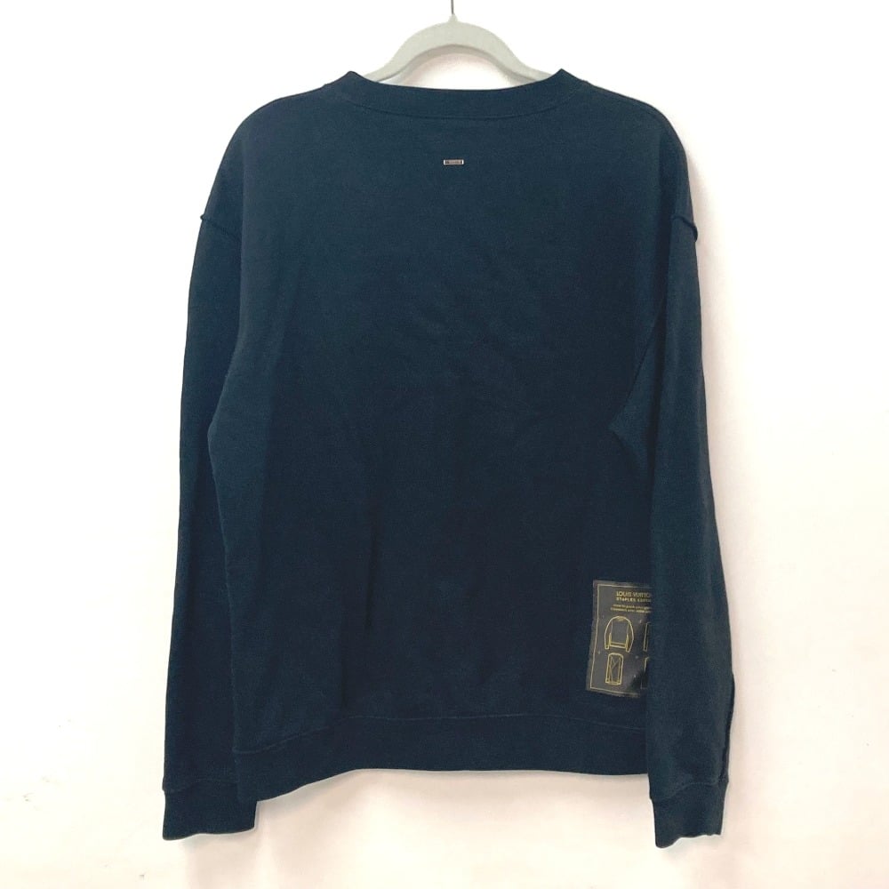 Louis Vuitton LOUIS VUITTON Long sleeve Staples Inside Out Sweatshirt RM192 trainer Black - view 3