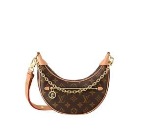 Louis Vuitton Loop Bag In Monogram Coated Canvas With Gold-colour Hardware