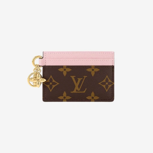 Louis Vuitton LV Charm Card Holder Monogram Rose Ballerine Pink