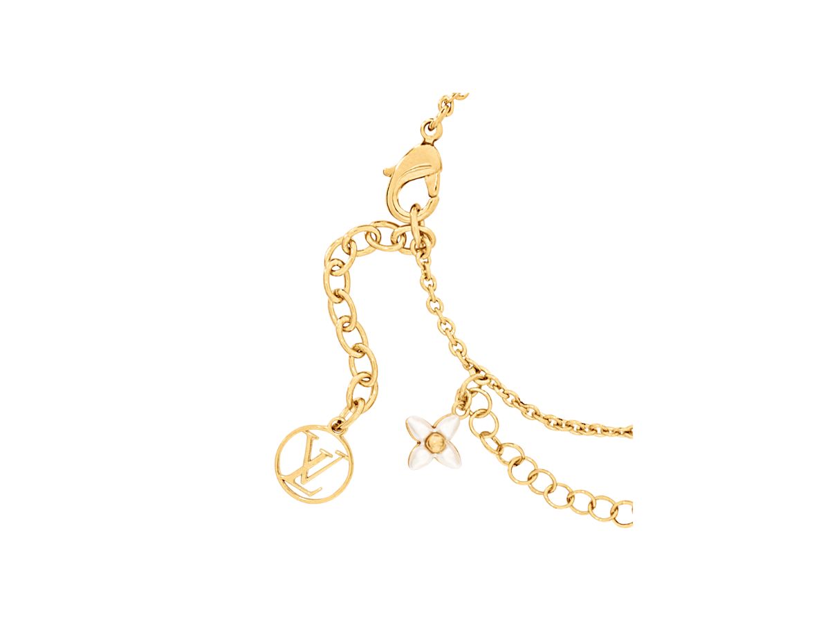 Louis Vuitton LV Floragram Earrings Golden Metal
