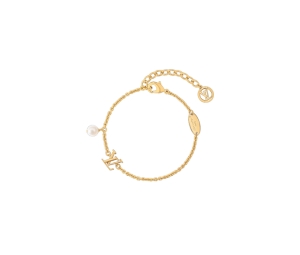 Louis Vuitton LV Iconic Louisa Bracelet In Metal With Gold-Color Finish