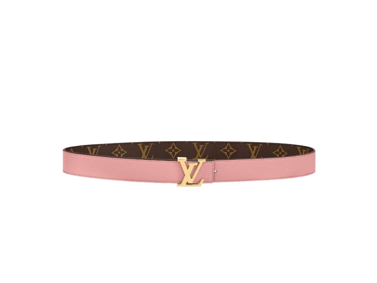 Louis Vuitton LV Initiales 30MM Reversible Belt In Monogram Canvas