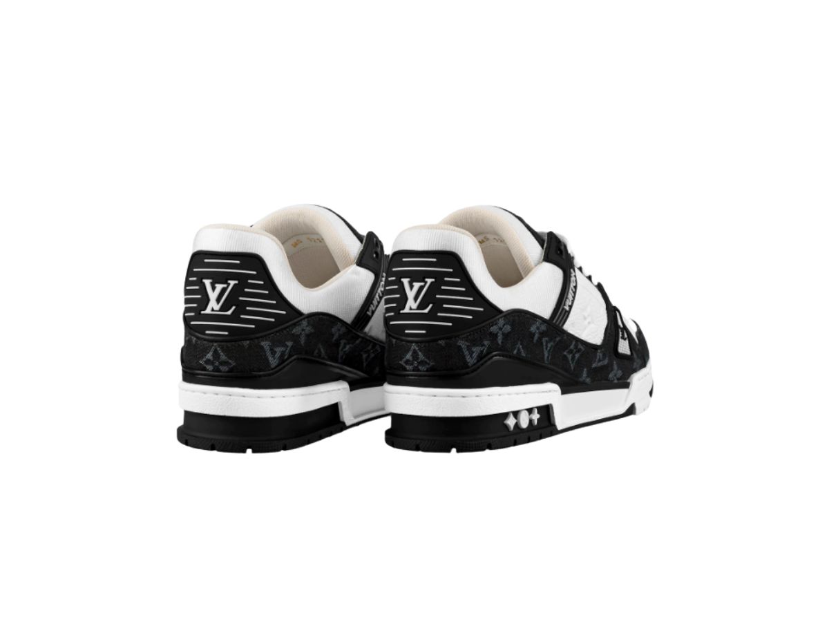 lv trainers black and white