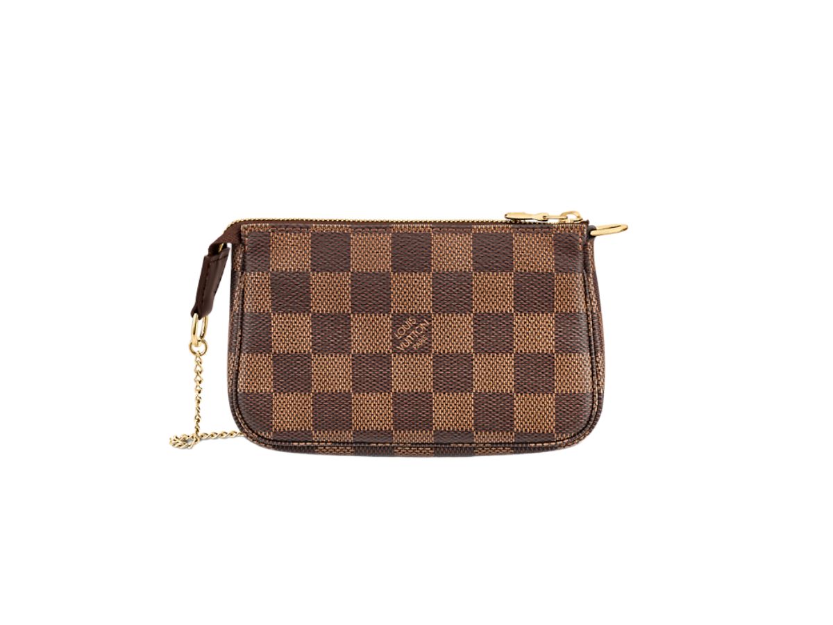 SASOM  bags Louis Vuitton Mini Pochette Accessoires In Damier Ebene Coated  Canvas With Gold-Color Hardware Check the latest price now!