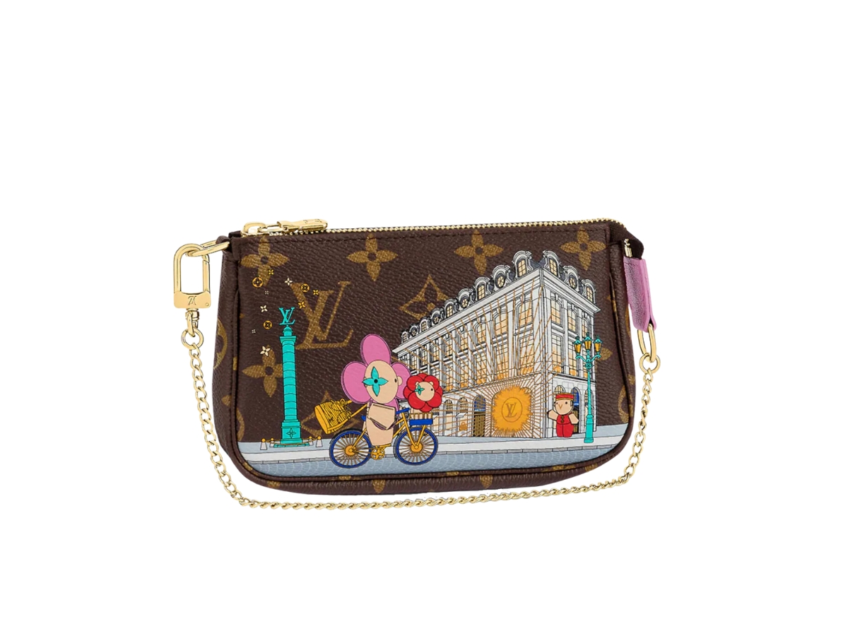 Louis Vuitton Mini Pochette Accessoires Limited Edition Vivienne at the Fun  Fair in Monogram - SOLD