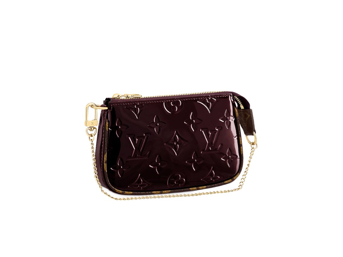 Louis Vuitton Amarante Monogram Vernis Mini Pochette Accessoires