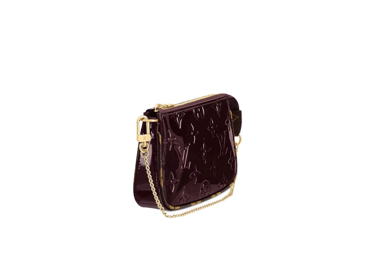 Louis Vuitton Amarante Monogram Vernis Mini Pochette Accessoires