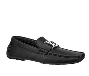 Louis Vuitton Monte Carlo Black Leather Loafers