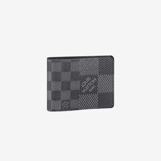 Louis Vuitton Multiple Wallet Monogram Damier Graphite Black