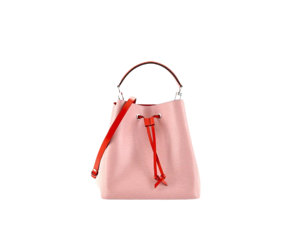 Louis Vuitton Neo Noe MM Bucket Bag, Red and Blue Epi
