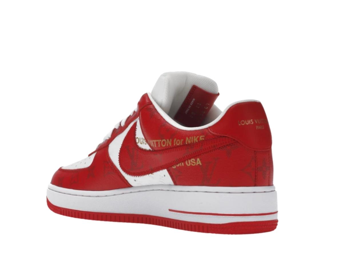 SASOM  shoes Louis Vuitton Nike Air Force 1 Low By Virgil Abloh White Red  Check the latest price now!