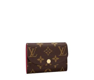Louis Vuitton Rosalie Coin Purse In Monogram Canvas With Gold-Color Hardware Fuchsia Pink