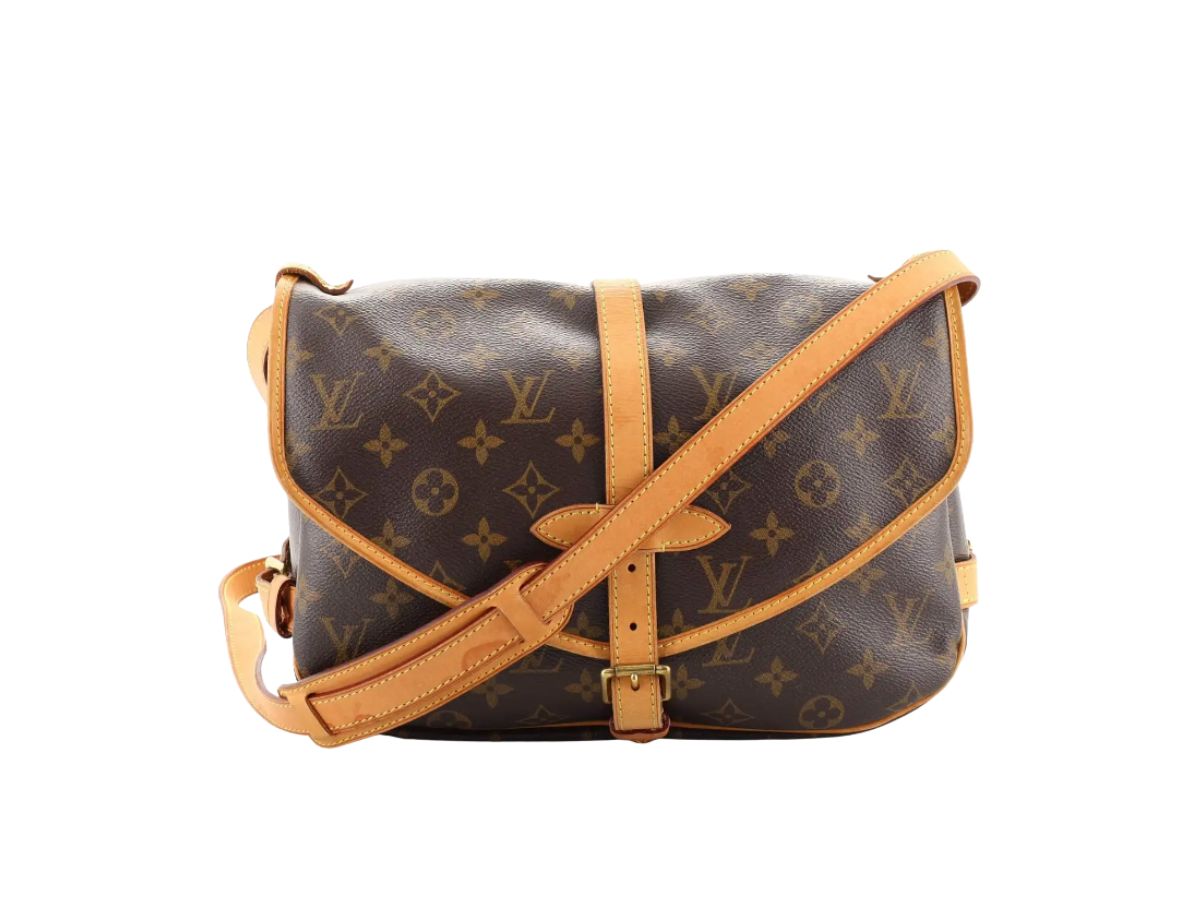 Louis Vuitton Saumur MM Monogram Shoulder Bag Labellov Buy and Sell  Authentic Luxury