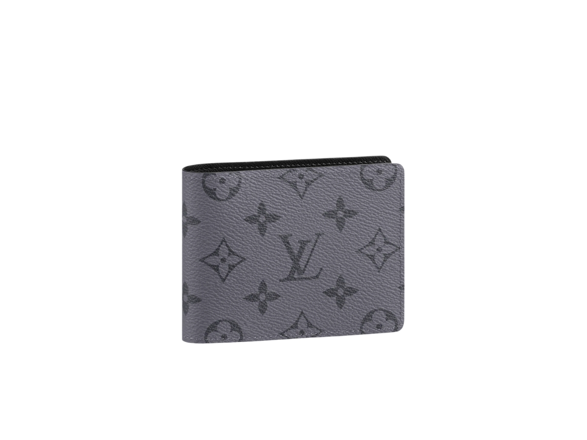 Louis Vuitton M80906 Slender Wallet, Grey, One Size