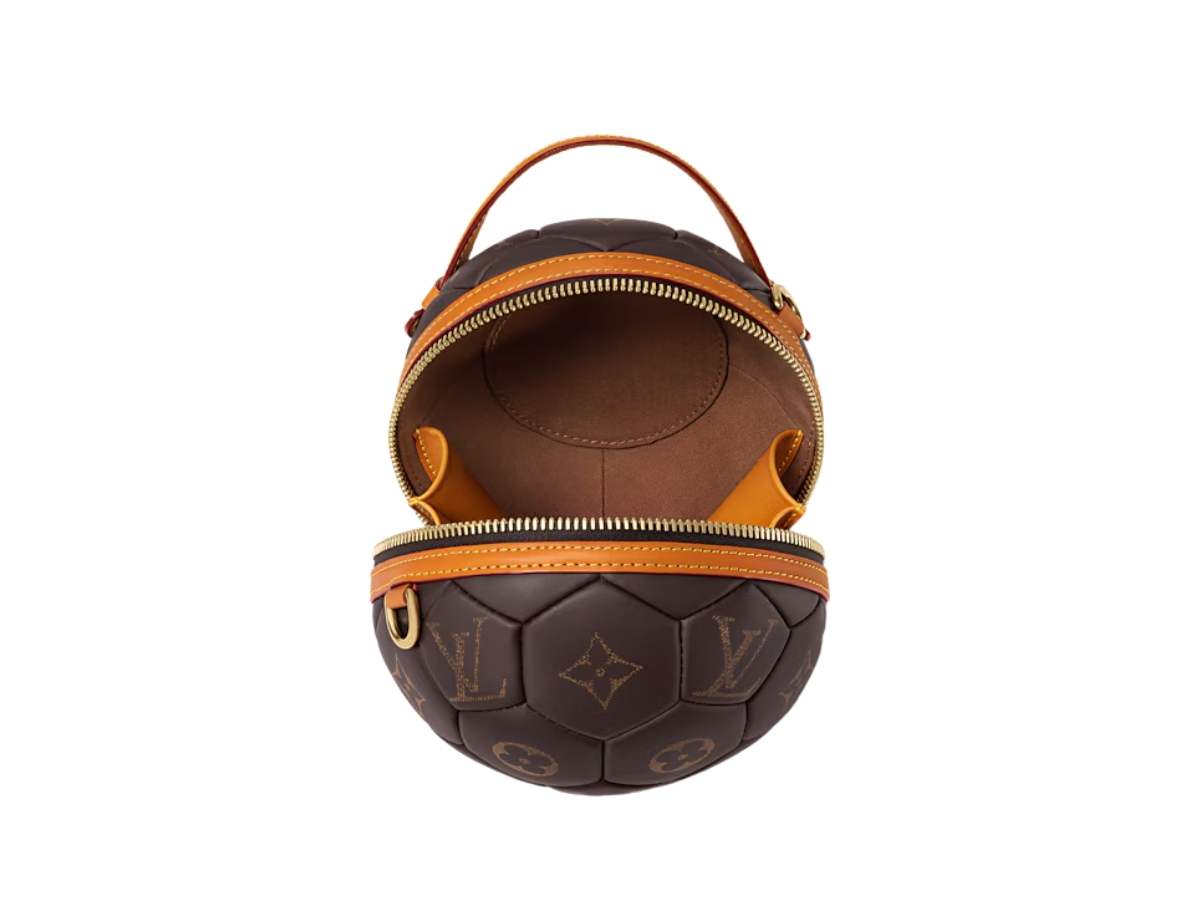 Louis Vuitton Soccer Ball Bag In Calf leather Monogram With Aged