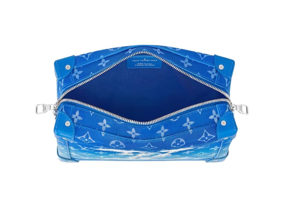 LOUIS VUITTON Monogram Clouds Soft Trunk Shoulder Bag Blue M45430