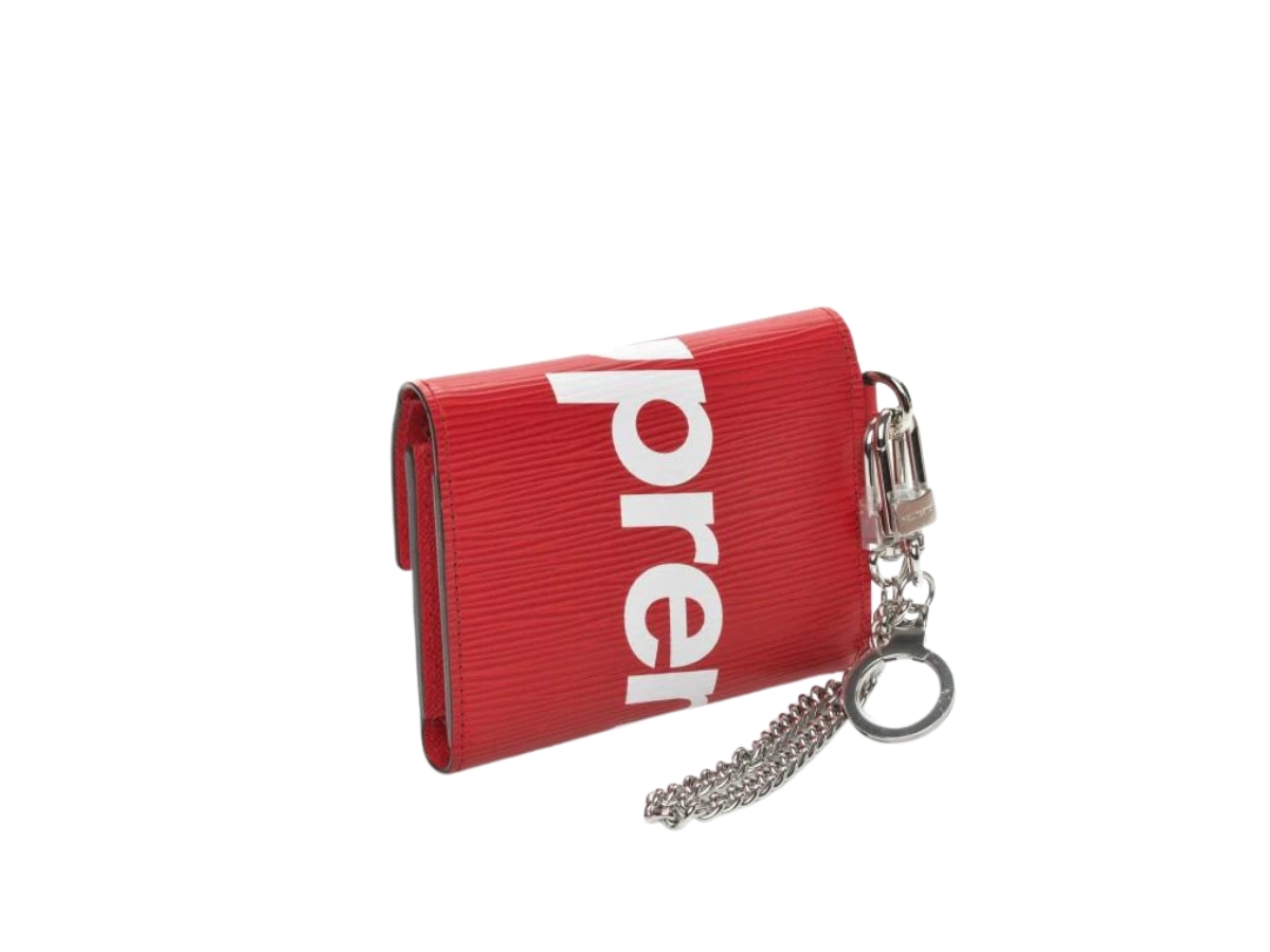 ช้อป Louis Vuitton x Supreme Chain Walletของแท้ที่ SASOM