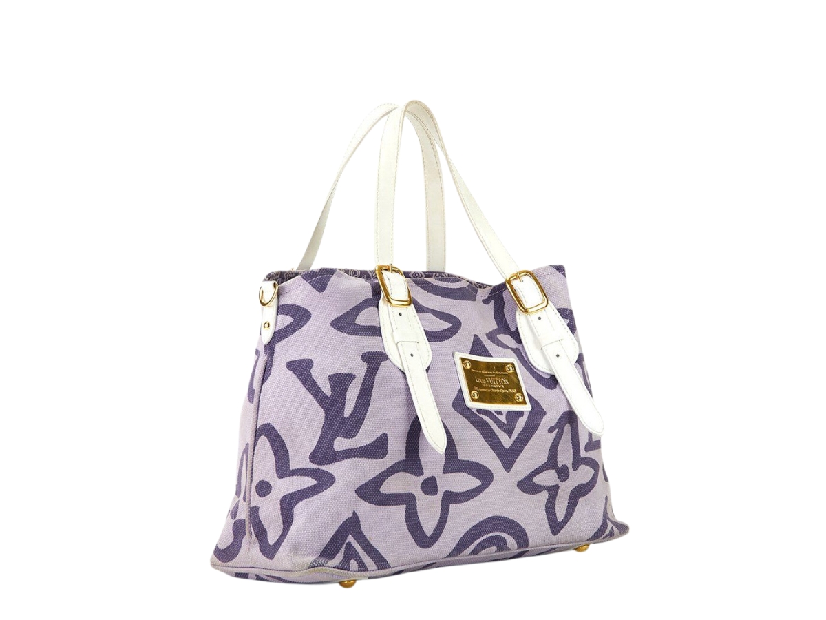 Purple Louis Vuitton Monogram Tahitienne Cabas PM Tote Bag