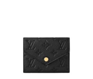 Louis Vuitton Victorine Wallet Monogram Empreinte Leather Blue