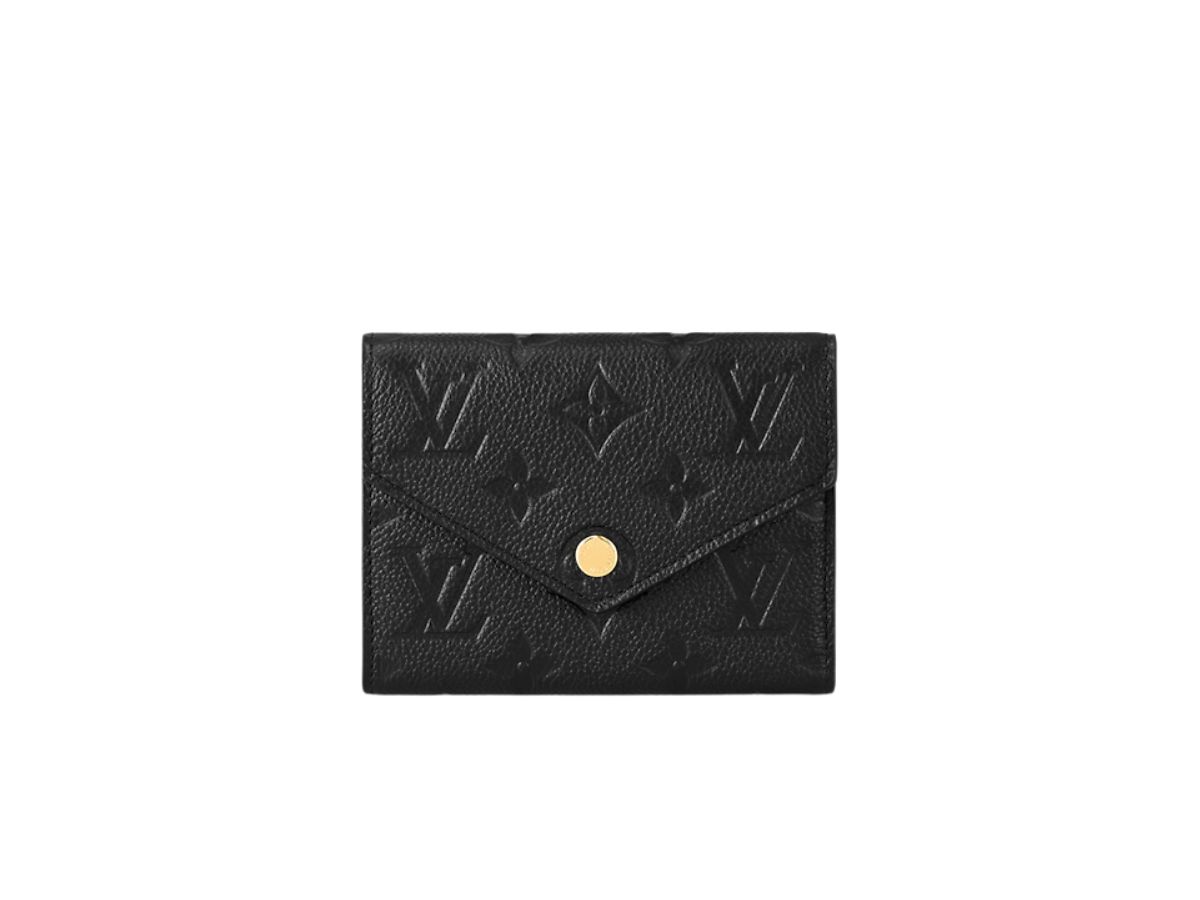 LOUIS VUITTON Card Holder Black Monogram Empreinte
