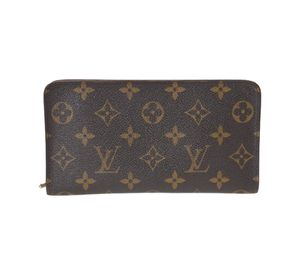 Louis Vuitton Vintage Zippy Long Wallet Monogram Canvas Brown